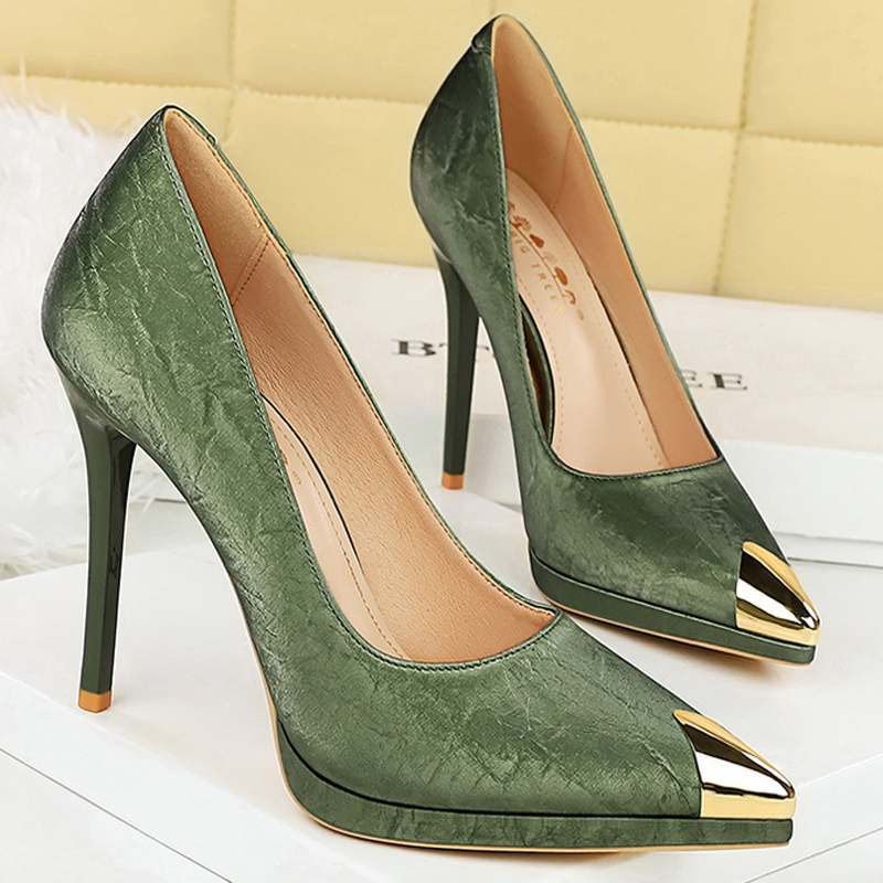 Shoe Tree - Scarpe BIGTREE con Tacco Alto 11,5